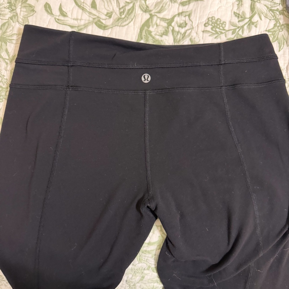 Lululemon Black Flare Leggings - Picture 3 of 3